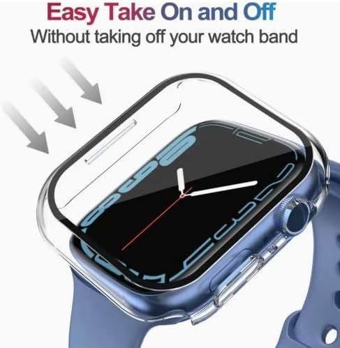 Apple Óra Kemény Védő Watch Képernyőn Esetben Fedezi az Apple Nézni Sorozat 8/7/6/5/4/SE 44mm (Világos)