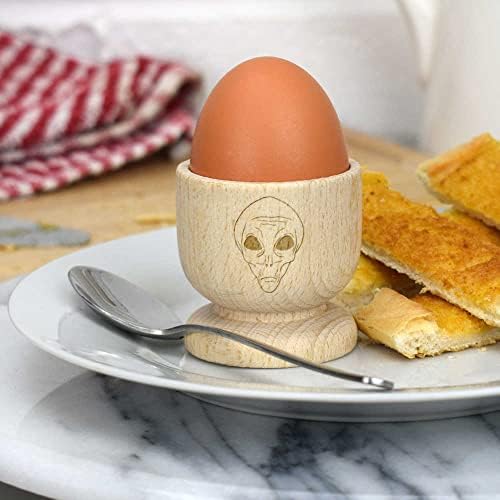'Idegen Fej' Fából készült tojástartó (EC00023251)