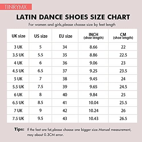 TINRYMX Női Latin Cipő, Szatén Tango Teljesítmény Szakmai Bálterem Salsa Tánc Cipő,Modell-YCL445