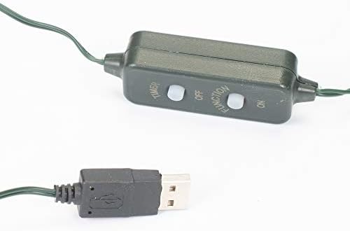 Római 50L USB WARMWHITE LED Zöld Kábel 10 Funkció 8/16 Időzítő