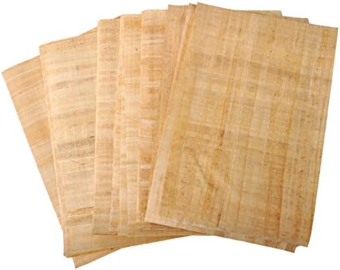 Egyiptomi Papirusz Üres Papír Készlet 10 Lap a Művészeti Projektek Scrapbooking Album Utántöltő Tekercsek, illetve a Tanítás Ősi