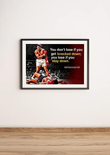 Muhammad Ali Poszter Idézet Box Fekete Történelmi Hónap Plakátok Sport Idézetek Dekoráció Növekedés Gondolkodásmód Dekorációval Tanulás Osztálytermi