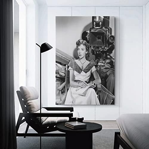 Ida Lupino, Brit Színésznő, Rendező, a Fekete-Fehér Fotó Art Plakátok Wall Art Festmények Vászon Fali Dekoráció lakberendezés Nappali Dekor