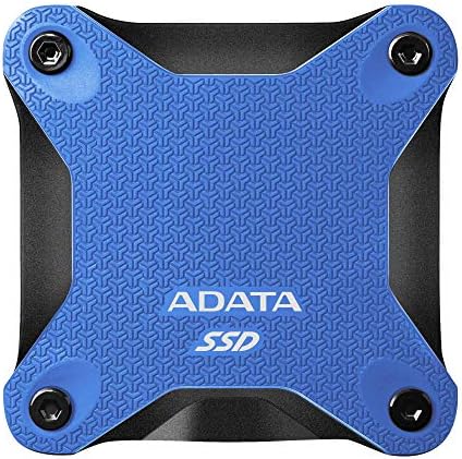 ADATA SD600Q 240GB Ultra-Sebesség Hordozható Tartós Külső SSD - Akár 440MB/s -3D-s NAND USB3.2 Kék (ASD600Q-240GU31-CBI)