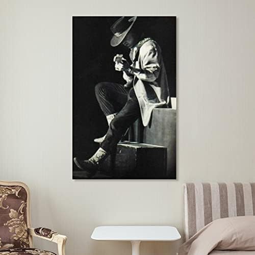 Évjárat Poszter Stevie Ray Vaughan, valamint a Kettős Baj Fekete, Fehér, Fali Dekoráció, Nappali Pa Vászon Festmény Wall Art Plakát