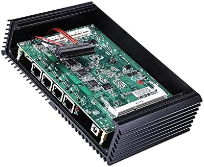 InuoMicro G5005L4 Tűzfal Készülék Mini PC w/4GB DDR3+128GB SSD -Intel Core i3 5005U,2.0 GHz-es 15W AES-NI 4 LAN Port,Windows 10/Linux