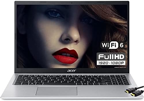 Acer Aspire 5 Slim Laptop, 15.6 Full HD IPS Kijelző, 11 Generációs Intel i3-1115G4 Max 4.1 GHz-es (Beat i5-1035G4), WiFi 6,
