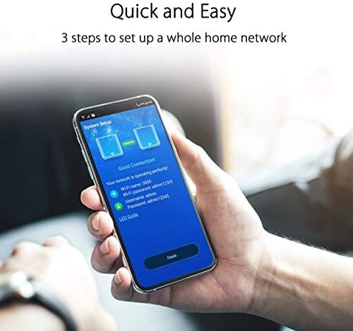 ASUS ZenWiFi AX Tri-Band Háló WiFi 6 Router (XT8 Szén), 6.6 gb / s, WiFi, 3 Ssid, élettartam Ingyenes Hálózati Biztonság, illetve