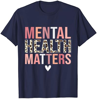 Leopárd Mentális Egészségügyi Kérdésekben Tudatosság Hónapja T-Shirt