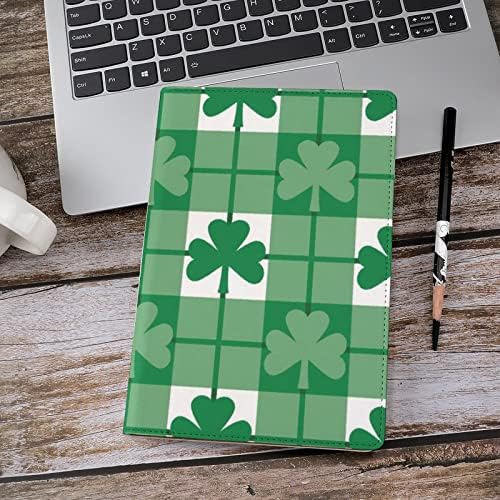 Smaragd Zöld Lóhere PU Bőr Journal címlapján Notebook Védelme a hüvely Kompatibilis A5/32K Könyvek
