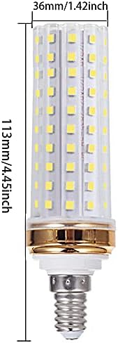 E12 20W LED Kukorica Izzó Mini Led Gyertyatartót Izzó 100 Watt Egyenértékű Csillár Izzók Otthoni Világítás Mennyezeti Ventilátor