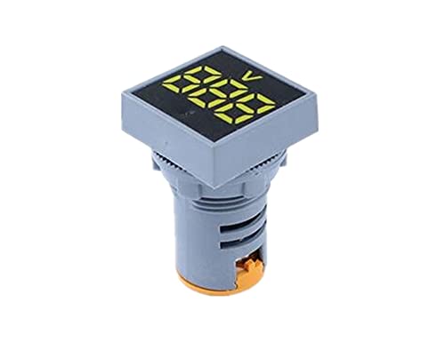 BUDAY 22mm Mini Digitális Voltmérő Tér AC 20-500V Voltos Feszültség Teszter Méter Power LED Kijelző Kijelző (Szín : Zöld)