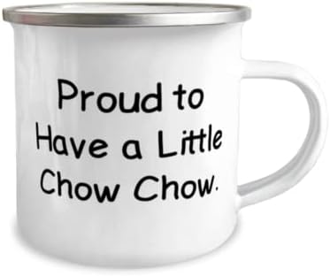 Különleges Chow Chow Dog 12oz Táborozó Bögre, Büszke arra, hogy egy Kis Ajándékot A kedvtelésből tartott állatok Szerelmeseinek, Jelen, A Barátok,