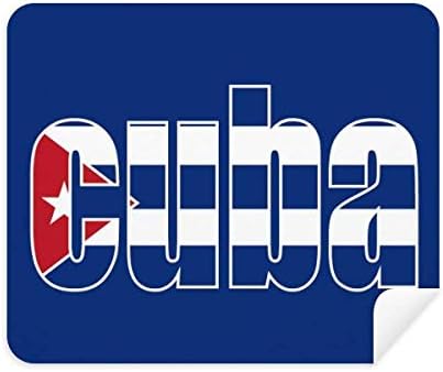 Kuba Ország Zászló Neve tisztítókendővel Képernyő Tisztító 2db Velúr Szövet