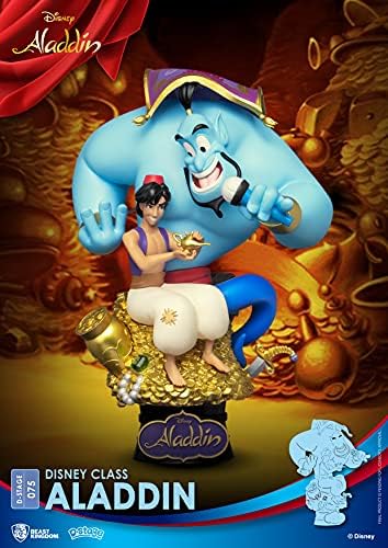 A vadállat Királyság Disney Klasszikusok: Aladdin DS-075 D-Színpadon Szobor, Többszínű