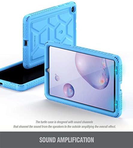 Költői TurtleSkin Sorozat Célja a Samsung Galaxy Tab Egy 8.4 2020 Tabletta Esetben, Modell SM-T307, nagy teherbírású Ütésálló Gyerekek