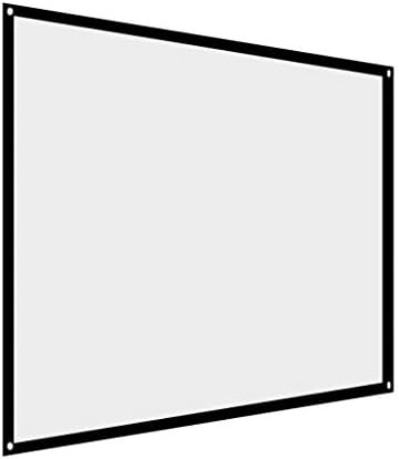 Vetítés 60-100 Colos Hordozható Összecsukható Nem Ránc Fehér Projektor Függöny Kivetítő Képernyő 4:3 (Méret : 100 hüvelyk)