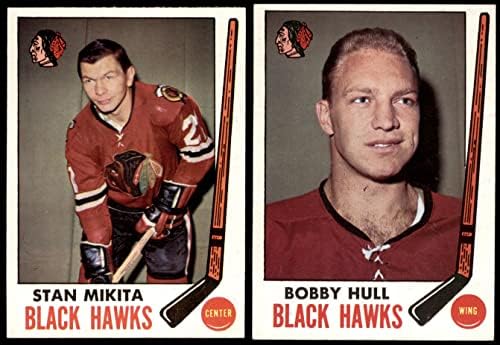 1969-70 Topps Chicago Blackhawks Csapata Meghatározott Chicago Blackhawks (Set) EX+ Blackhawks