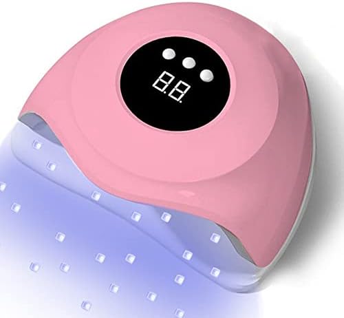 UV Gél Köröm Lámpa,72W UV Fény Nails Zselés műköröm Szárító,Autor Érzékelő, 3 Időzítő LCD Kijelző, Professional Nail Art Tartozékok,Gyógyító