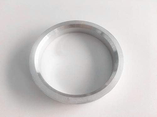NB-AERO 4pc Ezüst Alumínium Hubrings 66.1 mm (Kerék), hogy 54.1 mm (Hub) | Hubcentric Középső Gyűrű 54.1 mm 66.1 MM, sok Toyota