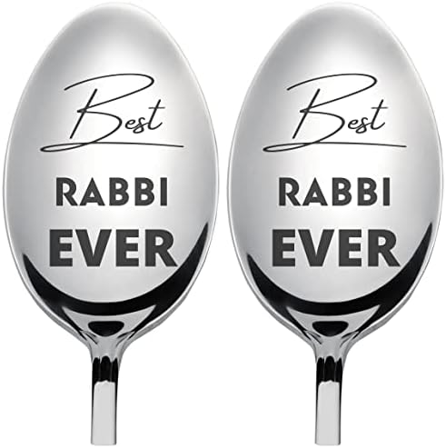 A legjobb RABBI Valaha fagylalt Kanál Vésett Rozsdamentes Acél | Kávés Kanál, Bögre, a Férfiak, Nők | Csomag 2