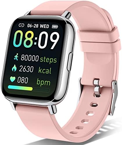 MuGo Intelligens Karóra Női Fitness Óra 1.69 érintőképernyő Smartwatch, Lépésszámláló Karóra pulzusmérő Aludni Monitor, IP67 Vízálló Illik
