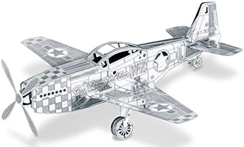 Fascinations Fém Föld 3D-s, Fém modelleket, Készlet 2 - P-51 Mustang - P-51D Mustang Édes Arlene