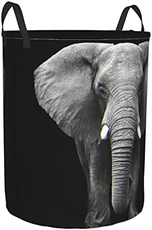 3d Szürke Elefánt Nagy Mosoda Akadályozza, Összecsukható Magas, Ruhákat, Kosarakat, Mosás Táska, Fürdőszoba, Hálószoba