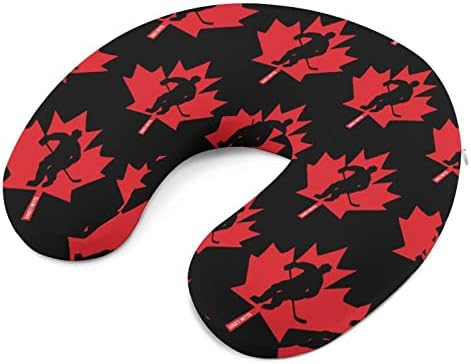Kanadai Hokis Maple Leaf Úti Párna a Fej-Nyaki Támogatás Párna Memory Foam U-Alakú Fejtámla a Párna Alvás