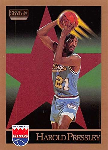 1990-91 cellába zárnak Kosárlabda 249 Harold Pressley SP Rövid Nyomtatás Sacramento Kings Hivatalos NBA Trading Card