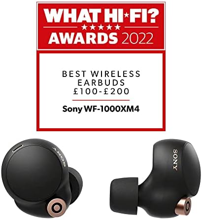 Sony WF-1000XM4 Igazán Vezeték nélküli zajszűrős Fejhallgató - Optimalizált Alexa, a Google Asszisztens - Beépített mikrofon a Hívásokat