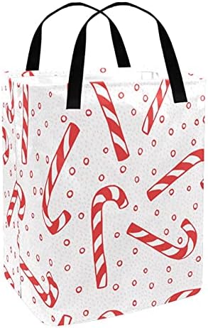 Karácsonyi Esernyő Candy Minta Szennyes Kosár Összecsukható a Tárolás bin fogantyúval a Szennyestartó,Gyerek Szoba,Játék Tároló