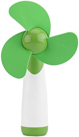 Bewinner Mini Kézi Rajongó Gyerekeknek, Hordozható Kézi Mini Hűtő jó Fan Két AA Elem Működtethető az Otthoni Iroda, Utazási Kültéri(Zöld)
