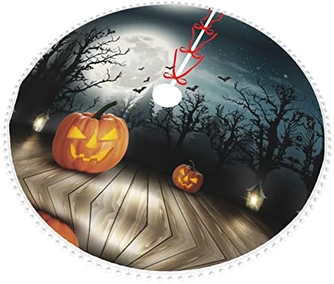 Halloween Hold Bat Tök Táncos Karácsonyfa Szoknya Party Dekoráció Fa Szoknya. Átmérő Hüvelyk 30/36/48
