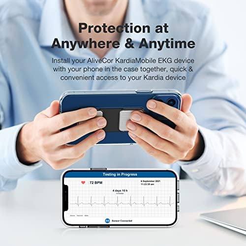 KaliveCase Kompatibilis KardiaMobile Egyetlen-Vezető Személyes EKG Monitor iPhone Esetében