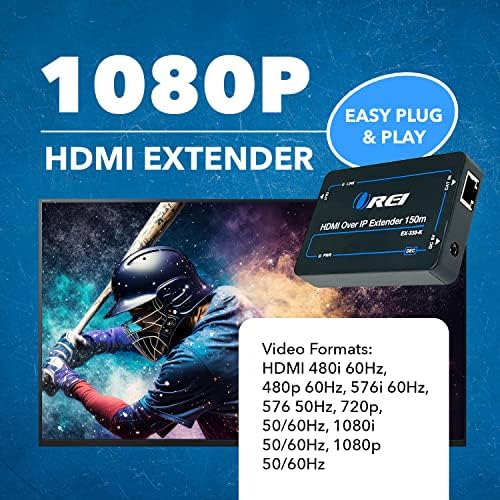 OREI HDMI Ethernet felett Extender eszköz Több IP-CAT5/CAT6 Kábel , IR Akár 330 Méter - Loop Out - 1080P, Teljes HD Jel Elosztó -,