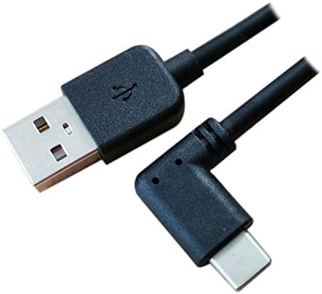 A Kábel Mart 1.5 ft USB Típus-C-90 Fokos Férfi-Típus-Egy Férfi Kábelek, 480Mbps, Fekete