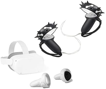 Oculus Quest 2 Kezelni Anti-Őszi Anti-Collision Anti-Skid Anti-Verejték Szilikon Védő Fedelet VR Tartozékok (Fekete)