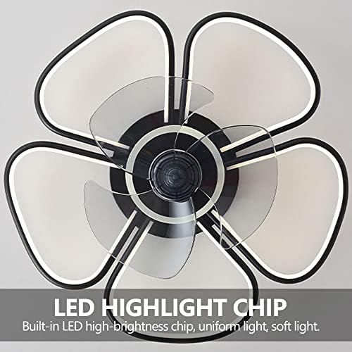 KHARIGAI 3 Szín Szabályozható Csillár Elektromos Ventilátor, Modern Mennyezeti Ventilátor Fény Luxus Művészeti Ventilátor