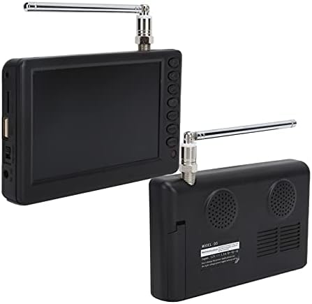 Hordozható TV-készülék 5, 1080P Digitális TV - Analóg TV - ATV Megtekintésére Antenna, USB/TF Kártya/U Flash Disk Mini TV Autó Szabadtéri