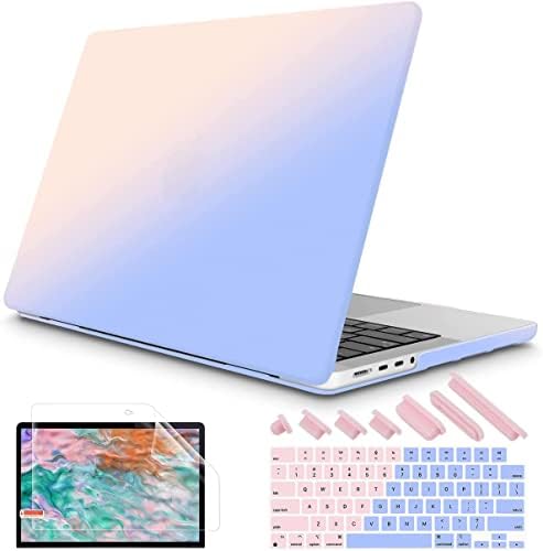 Tuiklol Kompatibilis MacBook Pro 16 colos 2021 2023 Kiadás Modell: A2485 A2780 a M1/M2 Pro/Max Klip, Scrren Protector & Billentyűzet