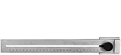 KXDFDC 0-200mm/0-300 mm-es szénacél Jelölés Féknyereg Faipari Mérési Jelölés Mérő Érettségi 0,1 mm-es Szabály (Szín : 300mm)