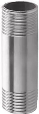 1 darab 304 rozsdamentes stee dupla végű menetes cső, 1, Külső diameter32.5mm x Fal thickness2mm x length45cm, Alkalmas Cső csatlakozás.