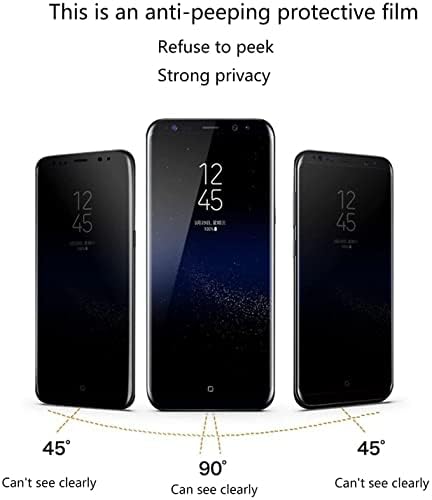 [2+2] 2Pack Adatvédelmi képernyővédő fólia Samsung Galaxy S20 fe, 2 Csomag Kamera Lencséjét Védő 2.5 D Edge 9H Keménységű Edzett Üveg