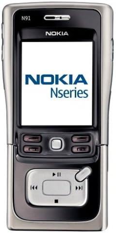 A Nokia N91-1 4GB RM-43 Gyári kulccsal 3G - Nemzetközi Változat Nincs Garancia (Ezüst)