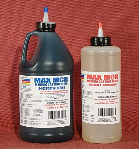 MAX MCR Elektronikus Minőségű Epoxi Gyanta Rendszer - 3/4 Liter Készlet Elektromos Szigetelés, Elektronikus Befőzés, Esp, Waterproffing, Maszkoló