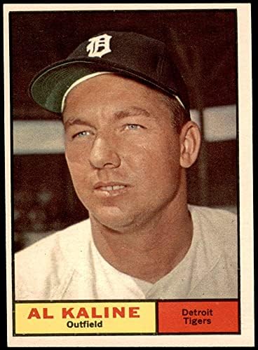 1961 Topps 429 Al Kaline Detroit Tigers (Baseball Kártya) EX/MT Tigrisek