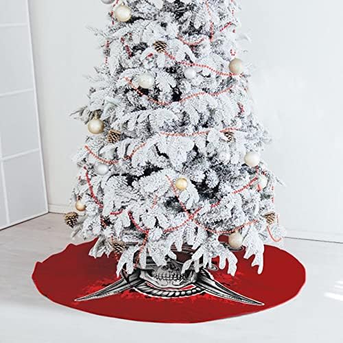 A fekete Kalóz Koponya karácsonyfa Szoknya Puha karácsonyfa Mat Karácsonyi Dísz az Ünnepi Buli Itthon 30x30