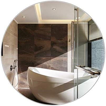 Smink Tükör Fürdőszoba Tükör Falra Szerelhető, keret nélküli Lógó Tükör Modern Wall Art Ezüst Tükör a Hálószobában, Gyógyfürdő, valamint