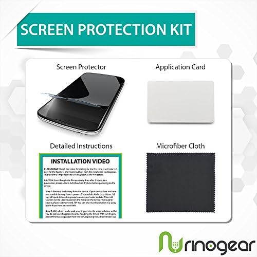 RinoGear (6-Pack) Screen Protector Célja a Sony SmartWatch 3 kijelző Védő fólia Esetben, Barátságos Kiegészítők, Rugalmas, Teljes Lefedettség